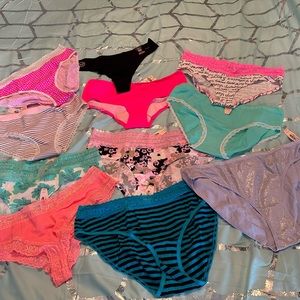 LOT of 11 Victoria’s Secret Panties Size L Brand New With Tags!